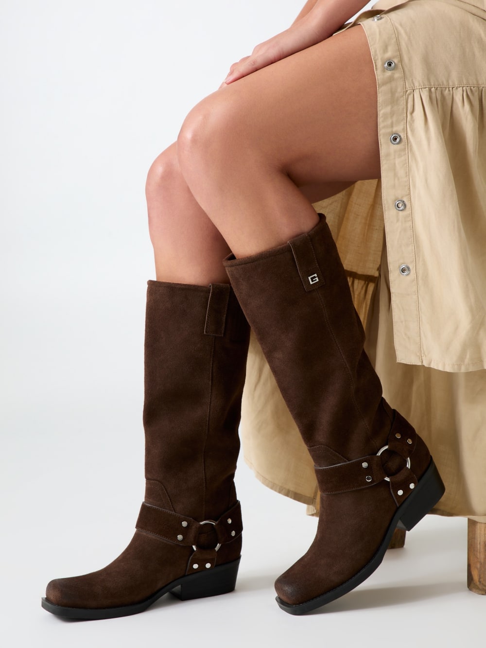 Felysse Tall Suede Boots - Guess