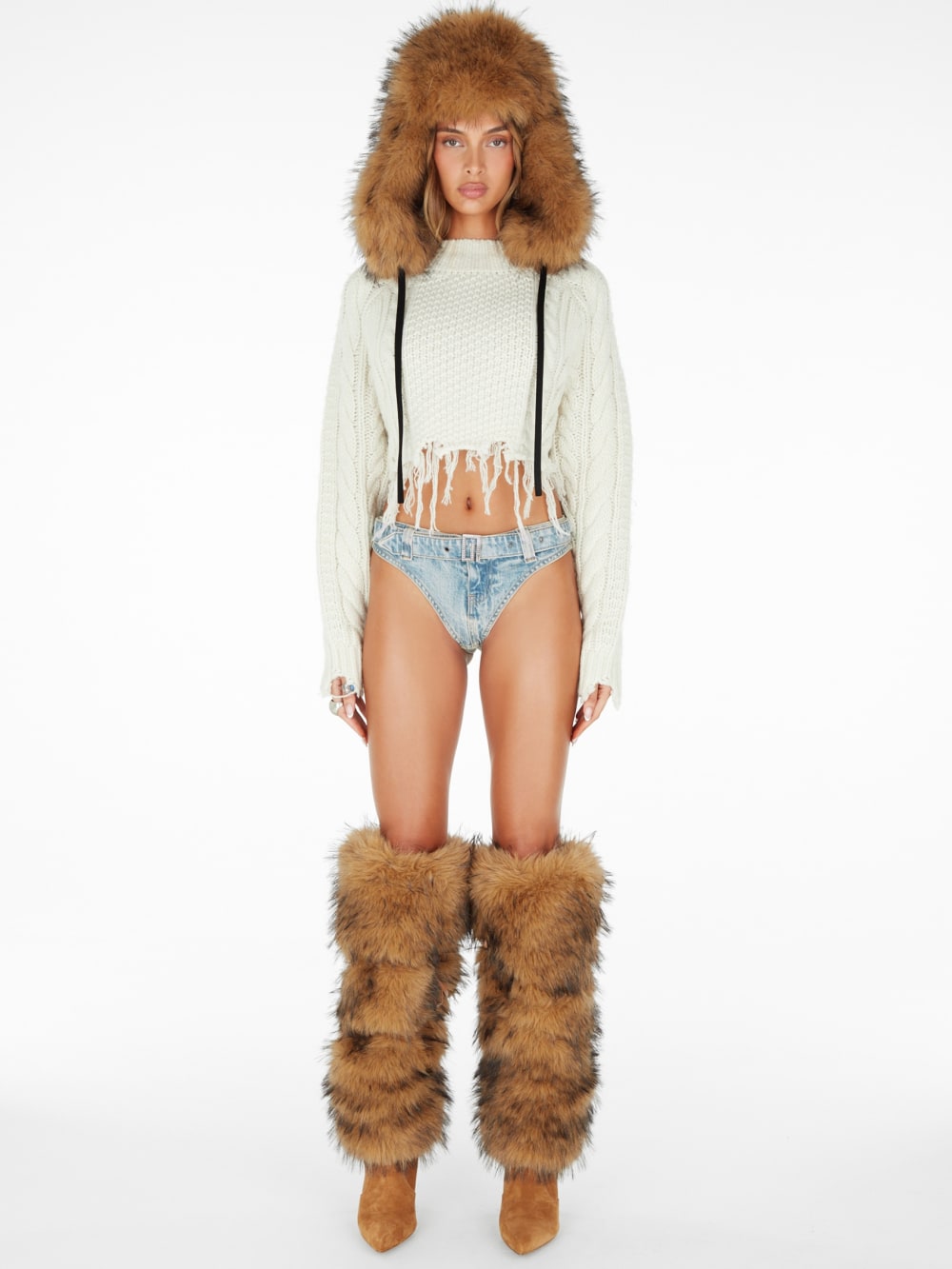 shearling high boots - Guess