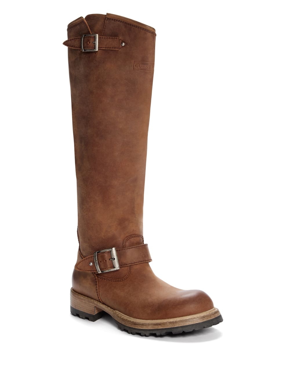 vintage suede biker boots - Guess