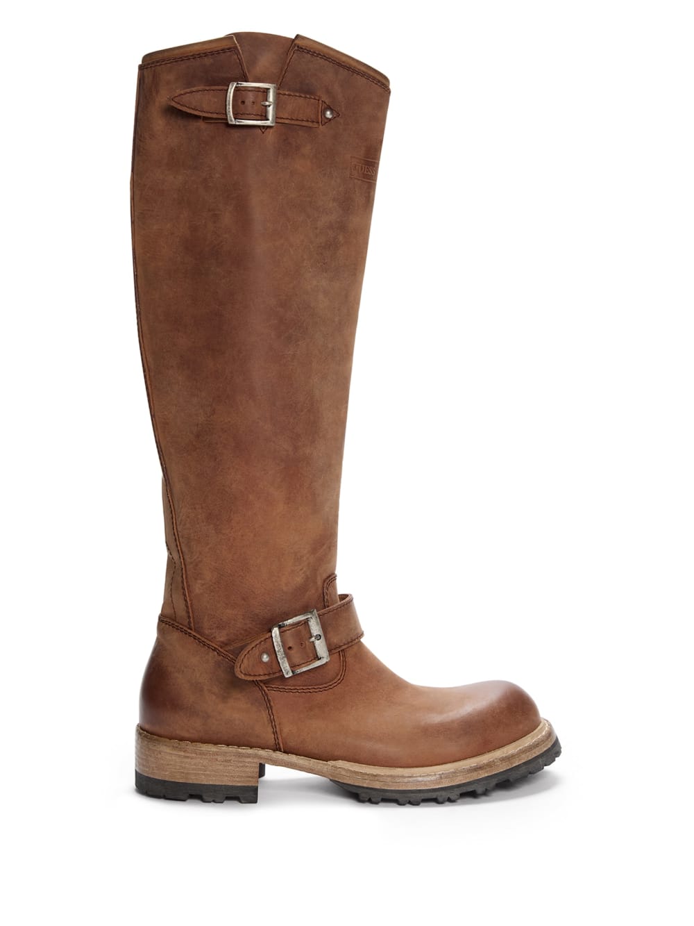 vintage suede biker boots - Guess