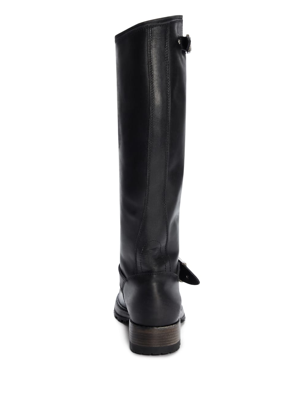 vintage leather biker boots - Guess