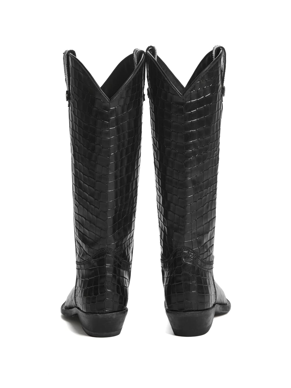 camperos leather cowboy boots - Guess