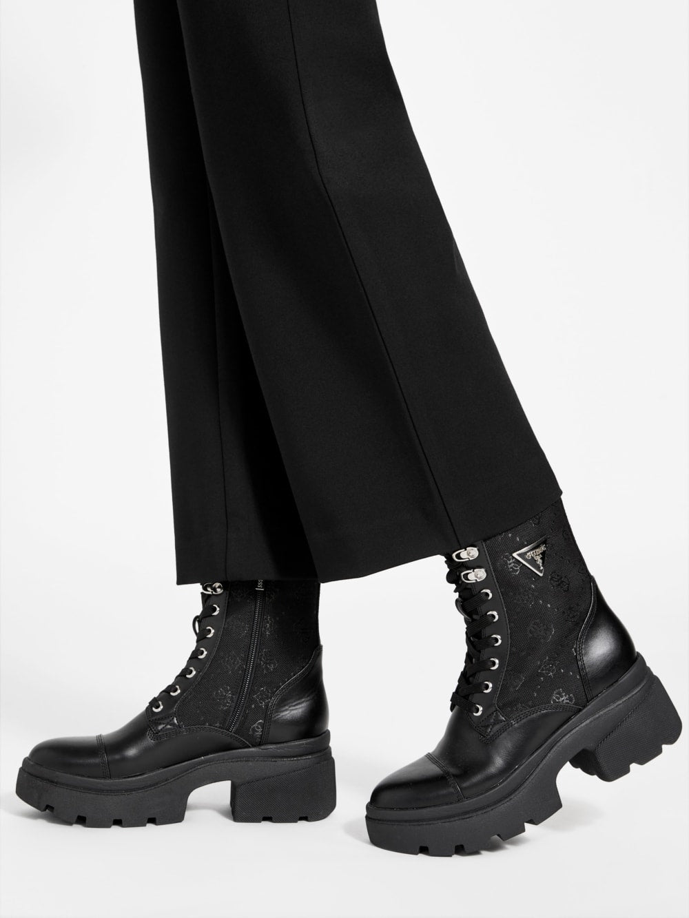 Yarini Platform Combat Boots - Guess