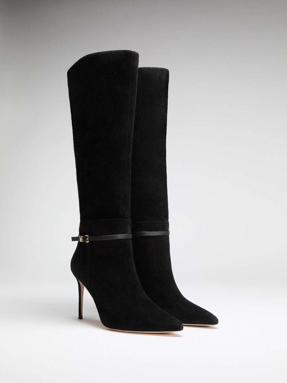 Suede Knee-High Stiletto Boot - Guess