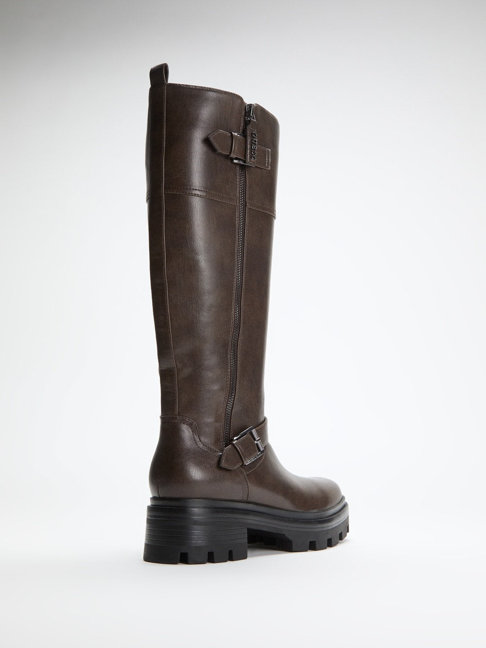 Lynnie Knee-High Lug Boots - Guess