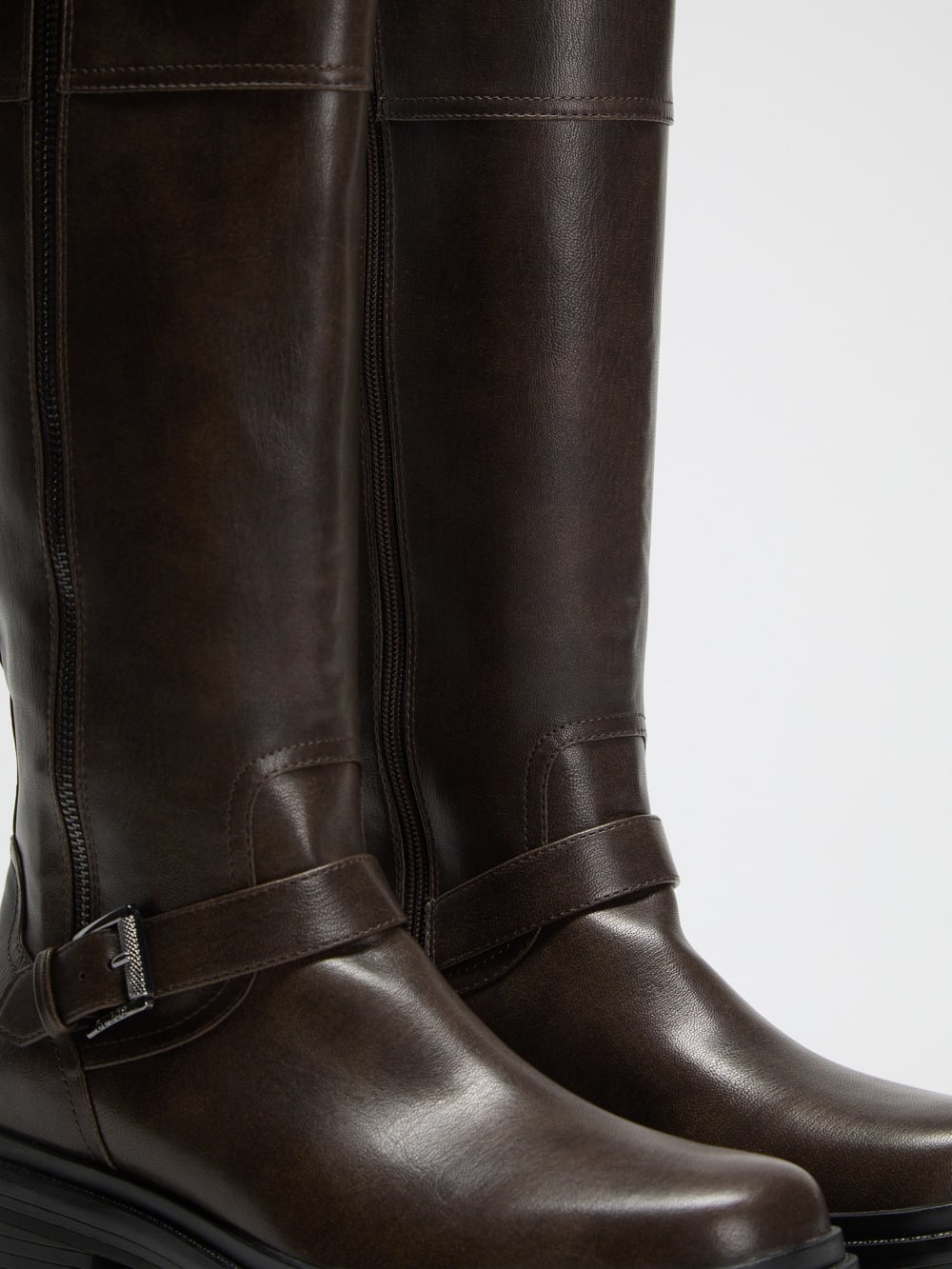 Lynnie Knee-High Lug Boots - Guess