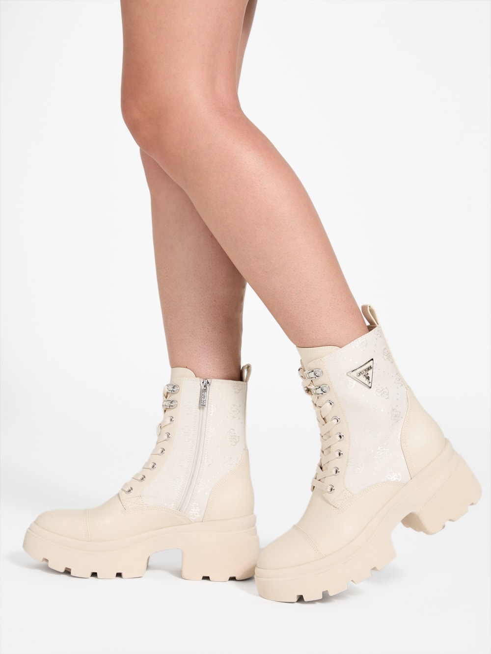 Yarini Platform Combat Boots - Guess