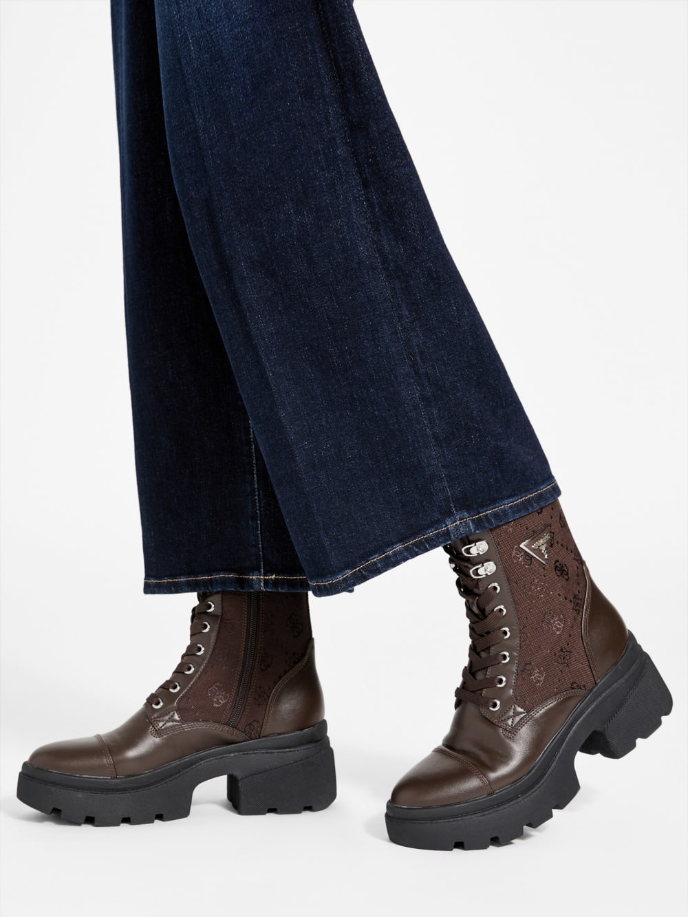 Yarini Platform Combat Boots - Guess