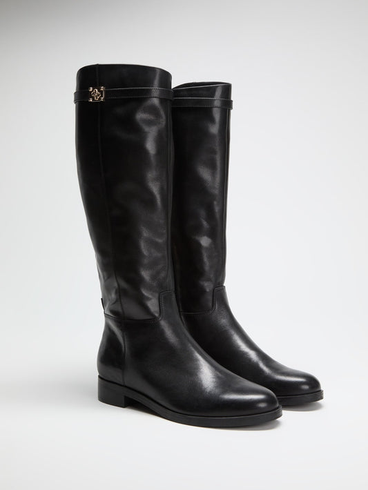 Zoro Leather Riding Boots - Guess