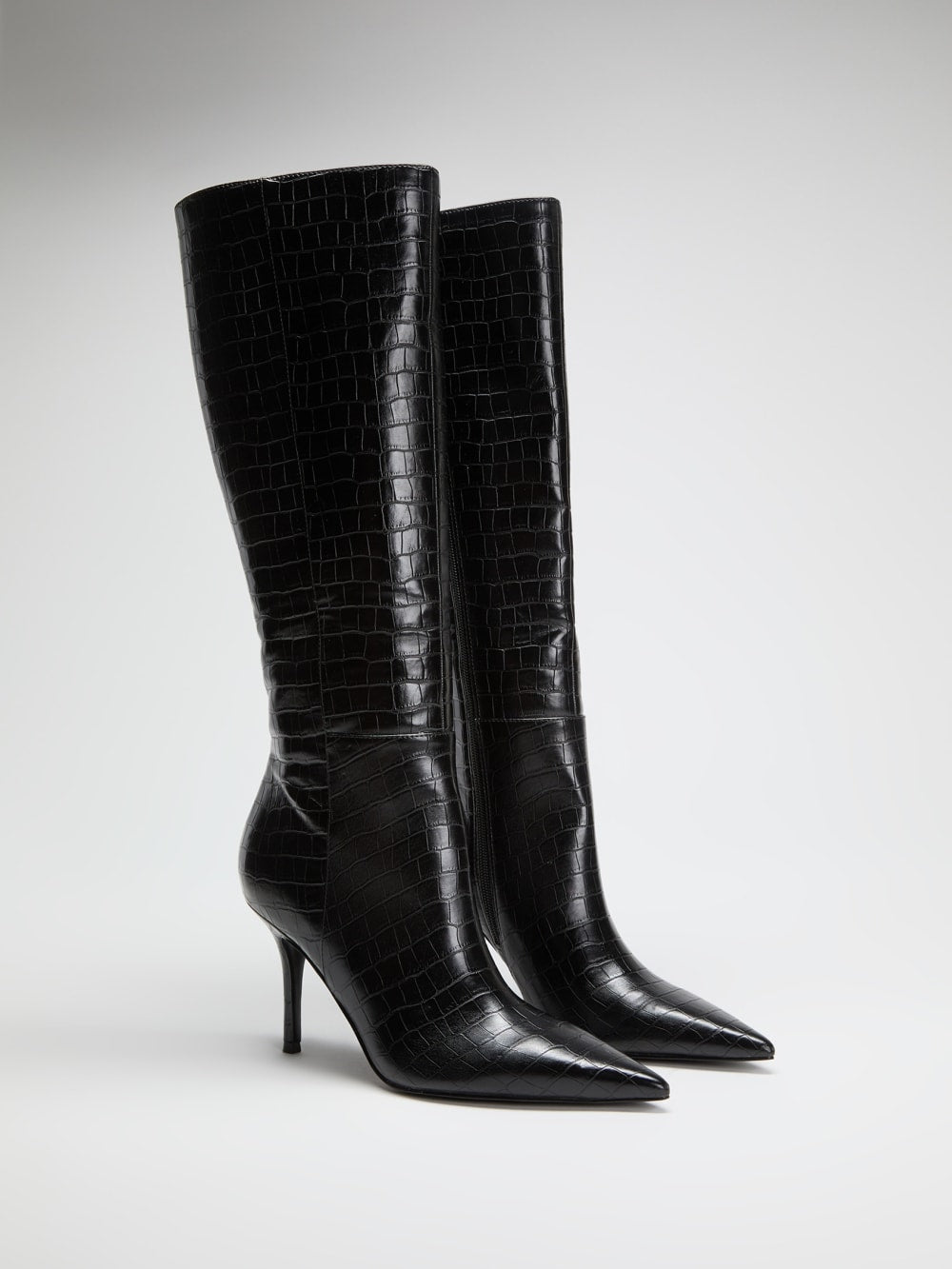 Gressa Knee-High Faux-Leather Boots - Guess