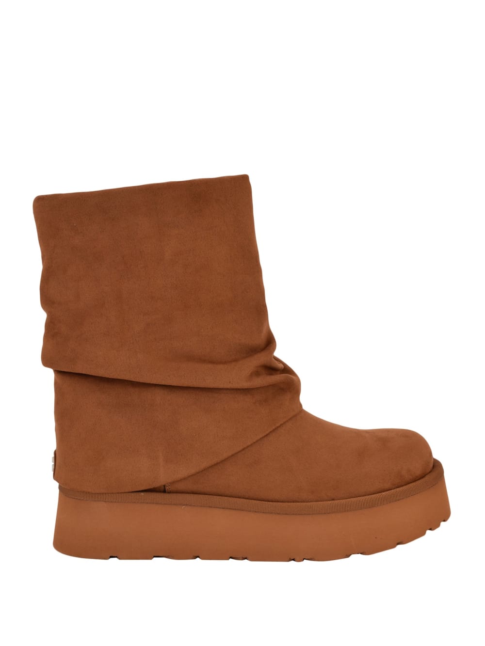 Deinna Fold-Over Suede Booties - Guess