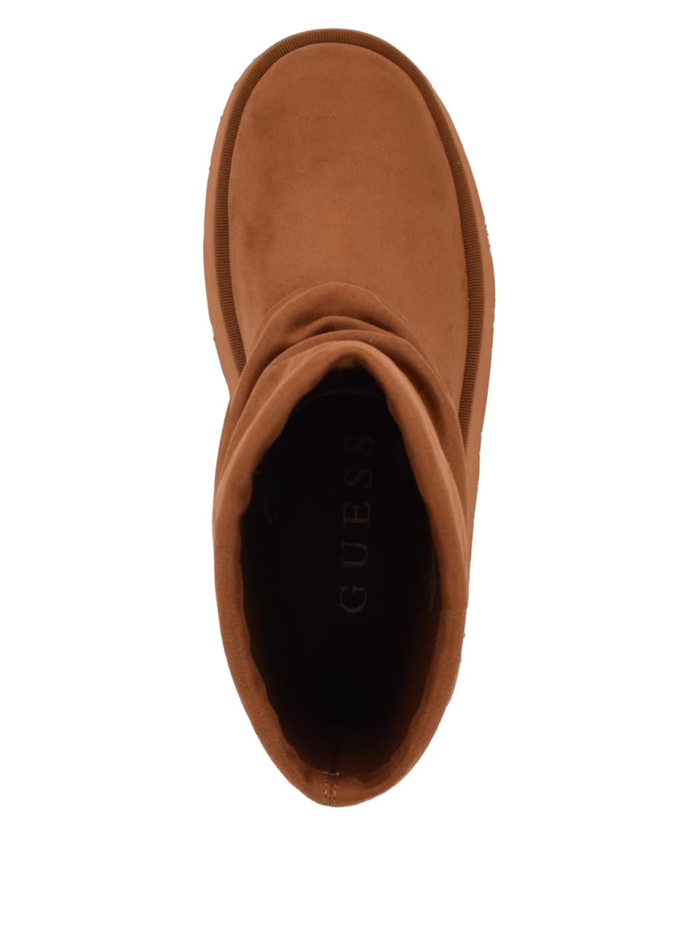 Deinna Fold-Over Suede Booties - Guess