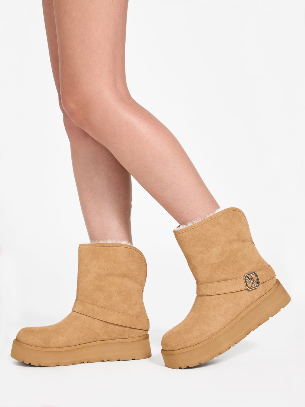 Dolsay Faux-Fur Lined Winter Boots - Guess