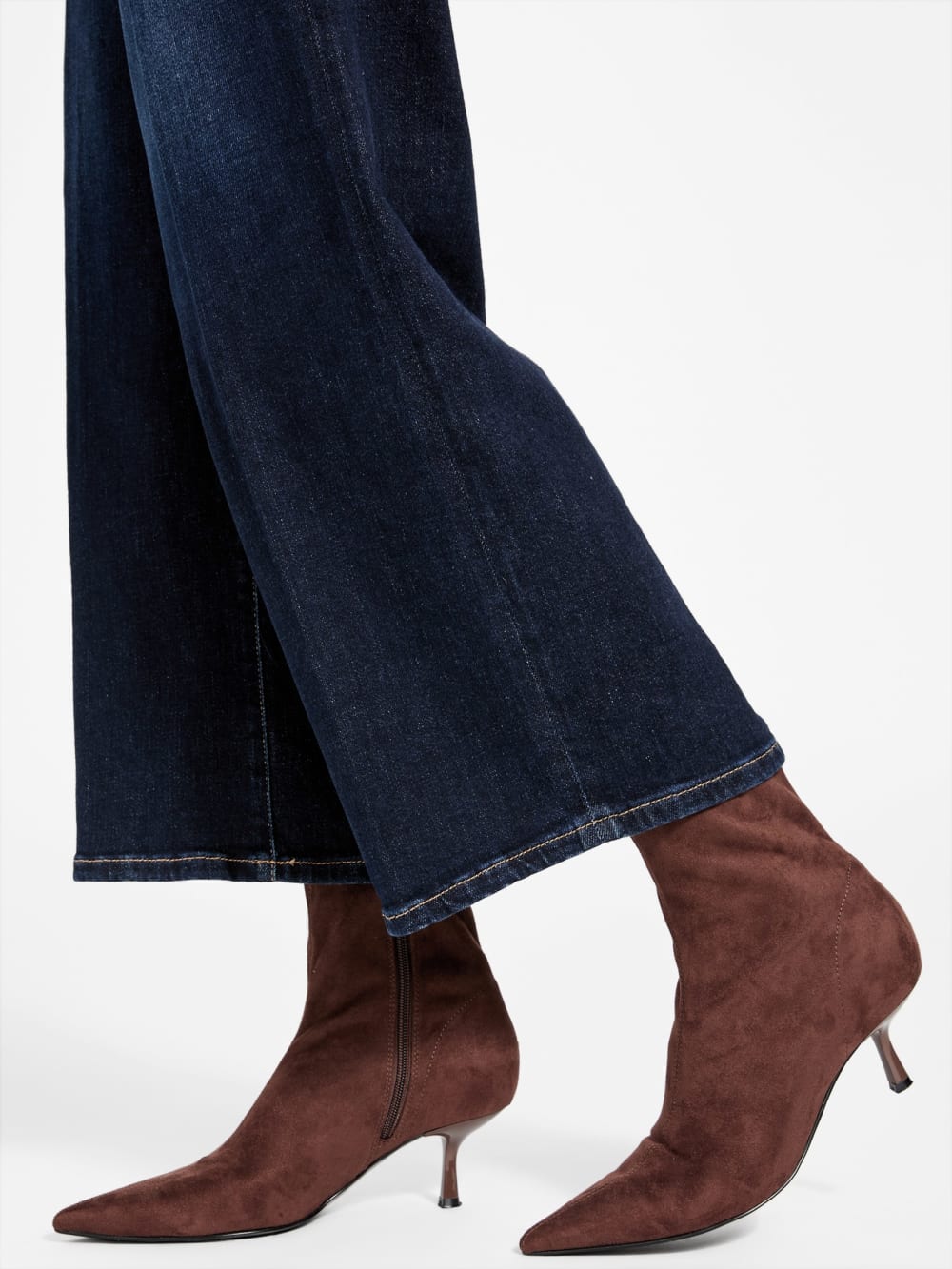 Yanka Faux-Suede Booties - Guess