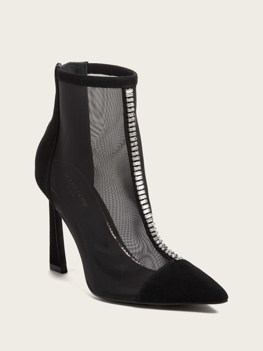 Fearne Embellished Mesh Ankle Bootie - Guess