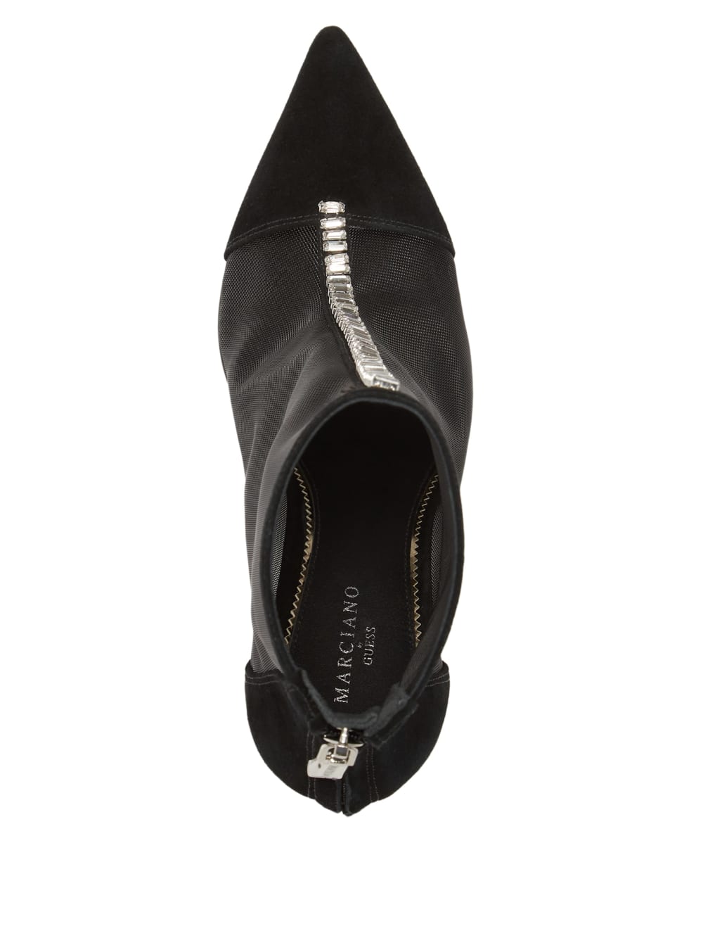 Fearne Embellished Mesh Ankle Bootie - Guess