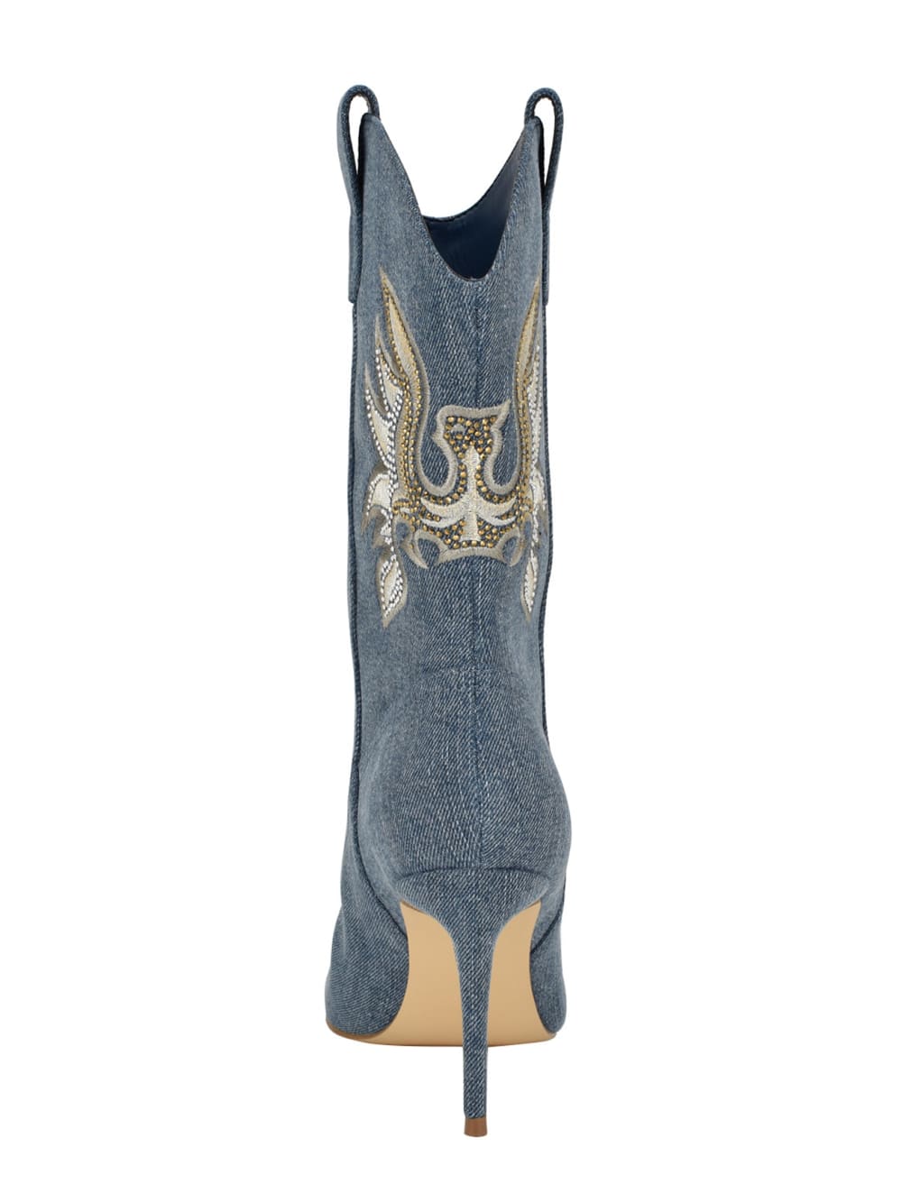Rasima Blue Denim Booties - Guess