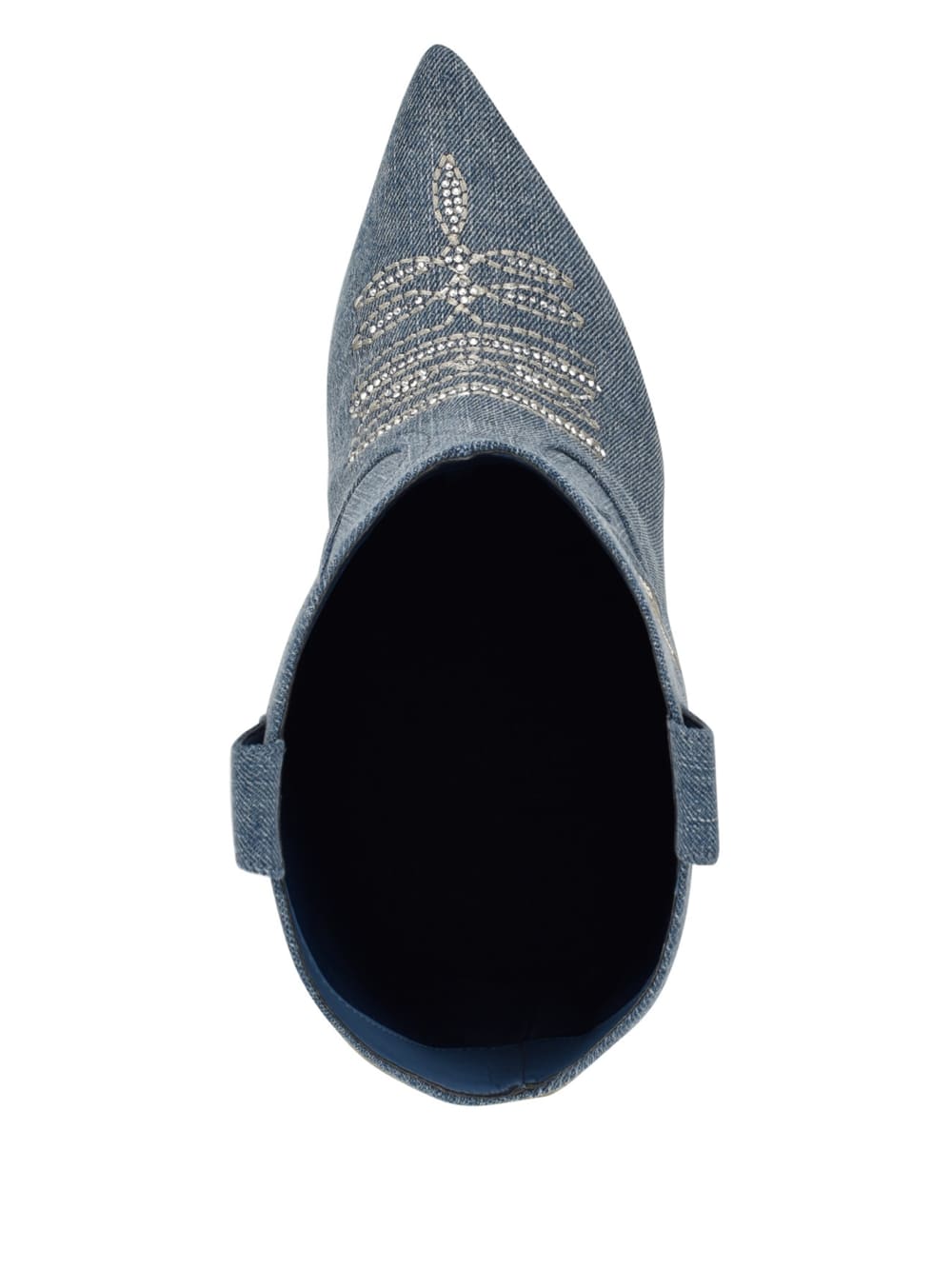 Rasima Blue Denim Booties - Guess