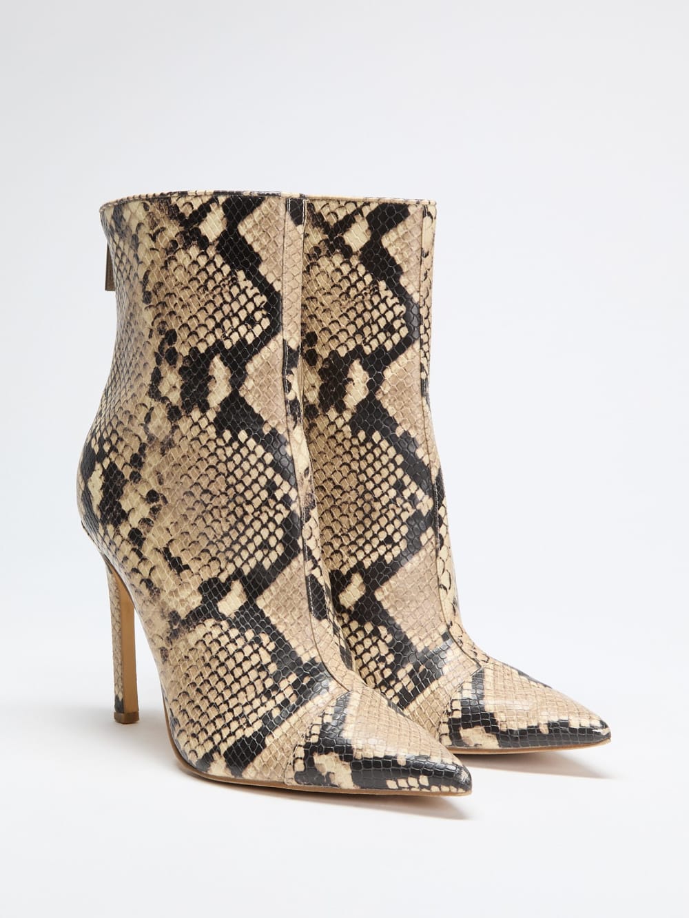 Simone Zip-Up Heel Booties - Guess