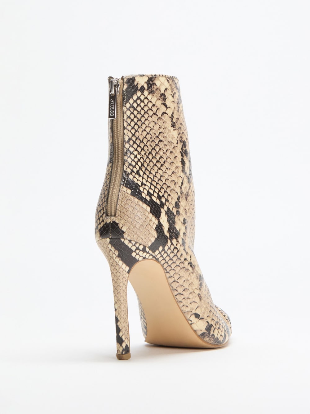 Simone Zip-Up Heel Booties - Guess