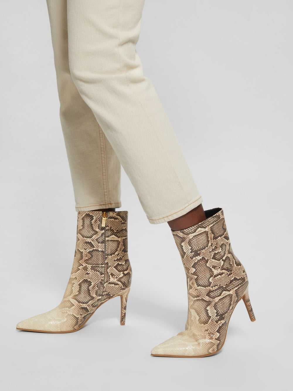 Richly Faux-Leather Booties - Guess