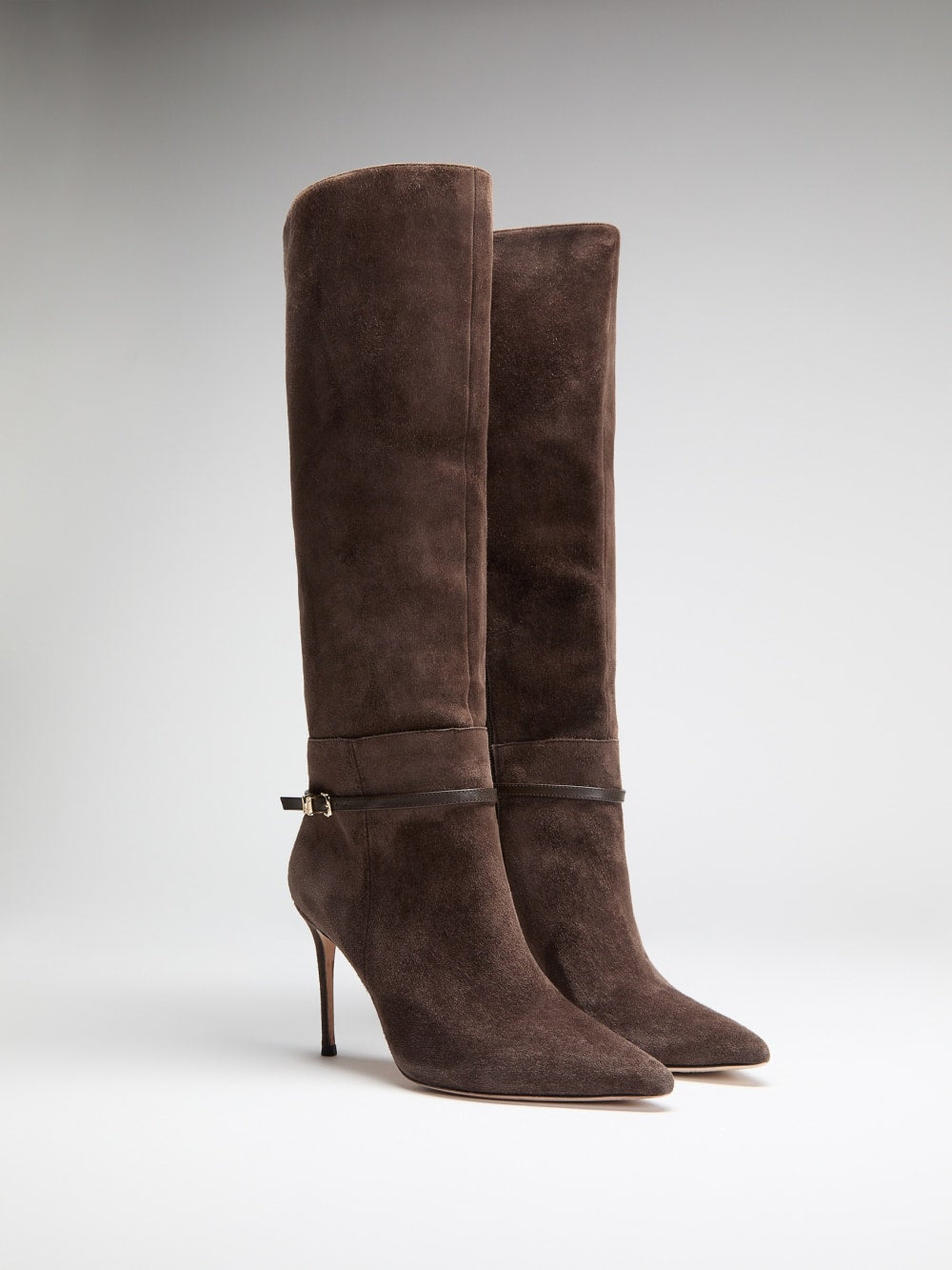 Suede Knee-High Stiletto Boot - Guess