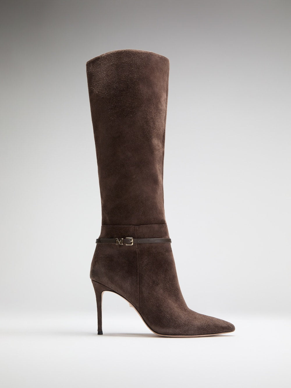 Suede Knee-High Stiletto Boot - Guess