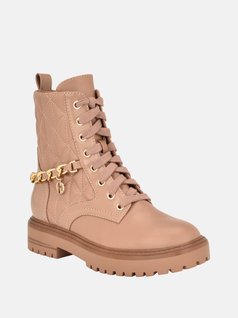 Jellard Quilted Chain Moto Boots - Guess