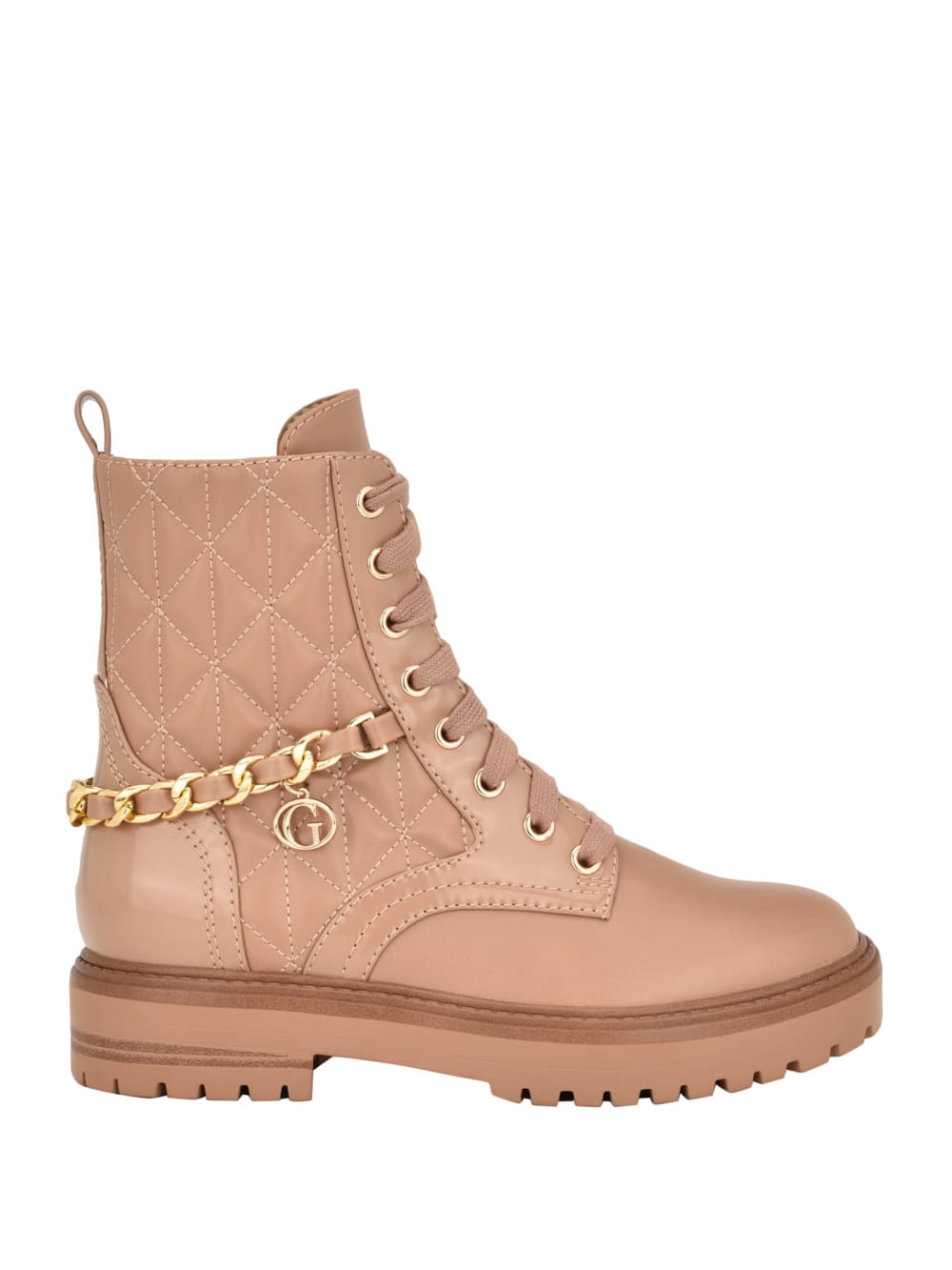 Jellard Quilted Chain Moto Boots - Guess
