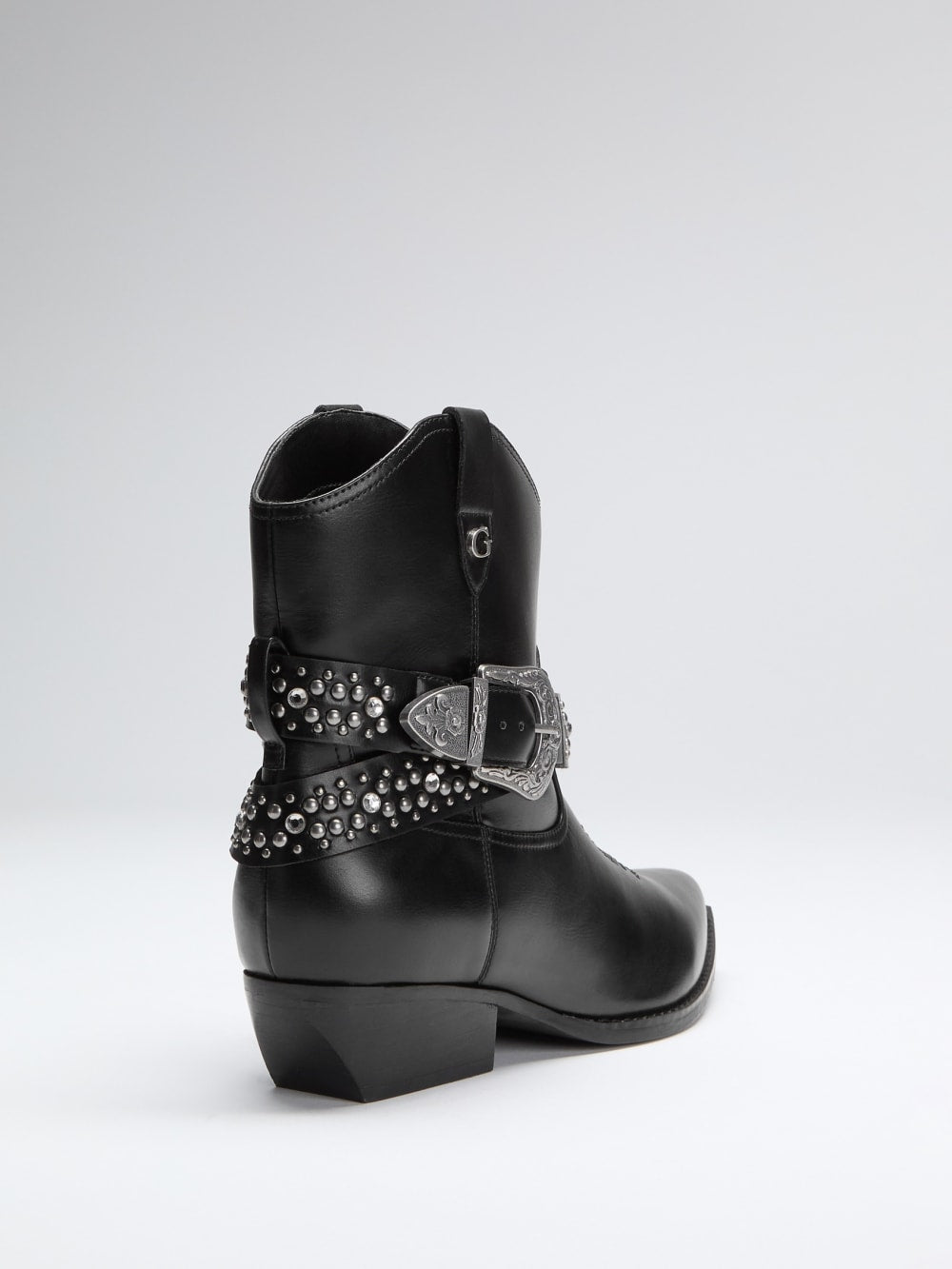 Lansly Studded Buckle Booties - Guess