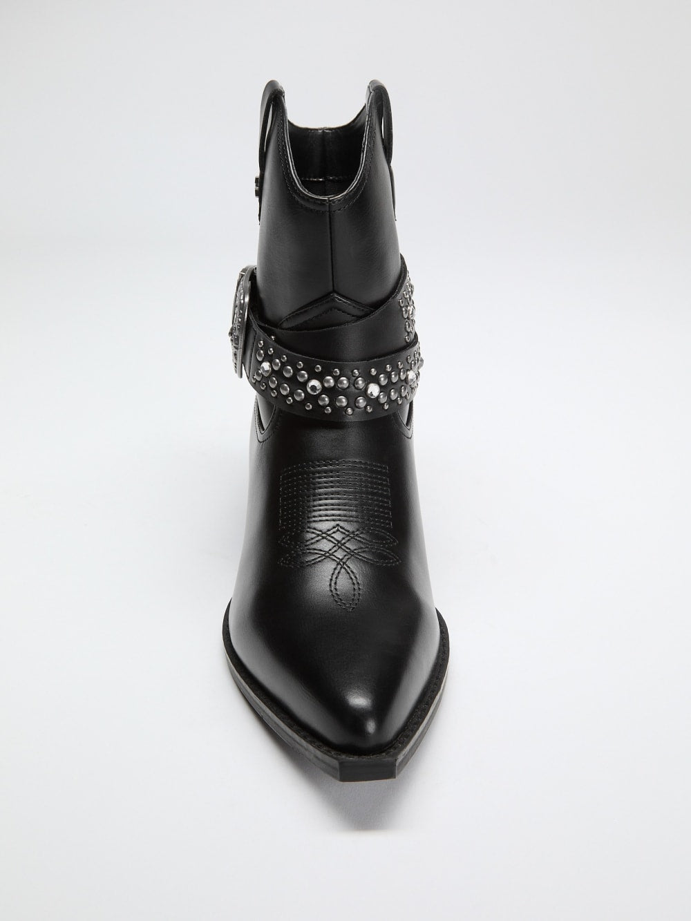 Lansly Studded Buckle Booties - Guess