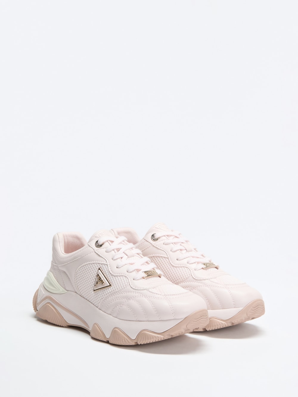 Moeann Lace-Up Sneakers - Guess