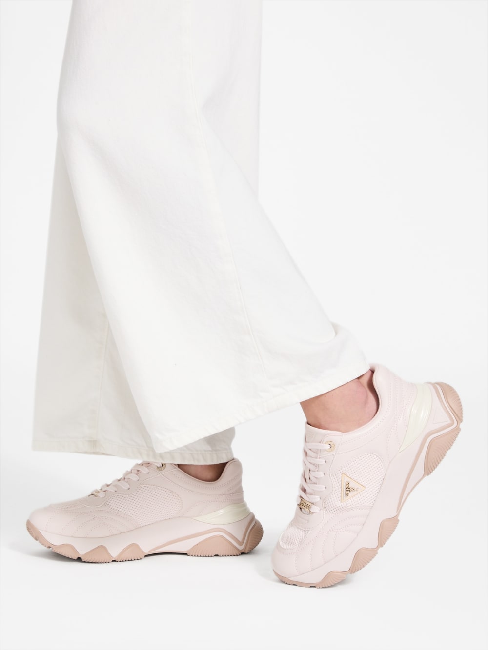 Moeann Lace-Up Sneakers - Guess
