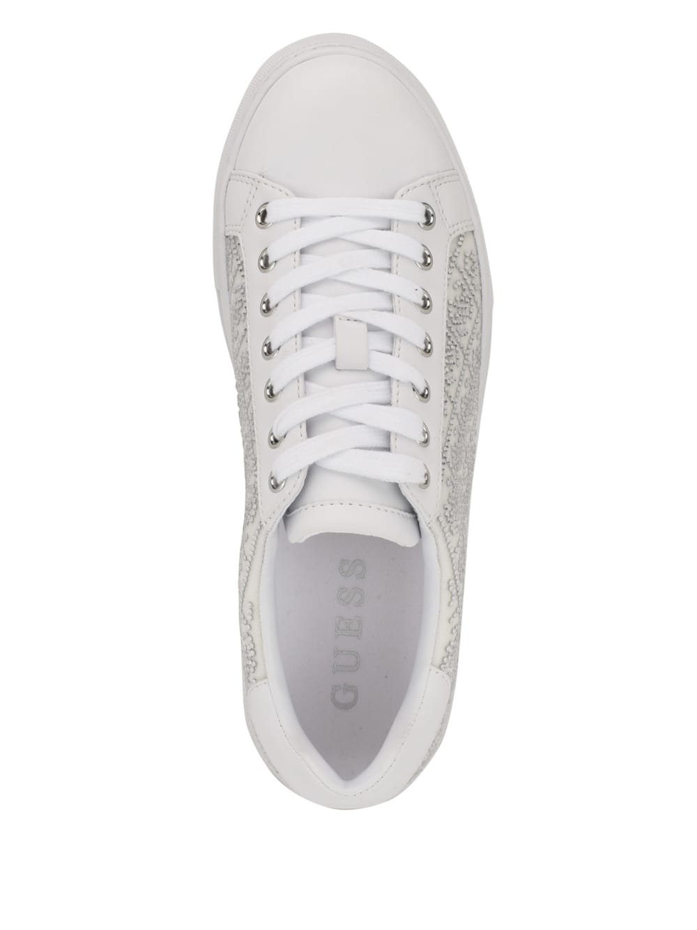 Gelsen Rhinestone Logo Low-Top Sneakers - Guess