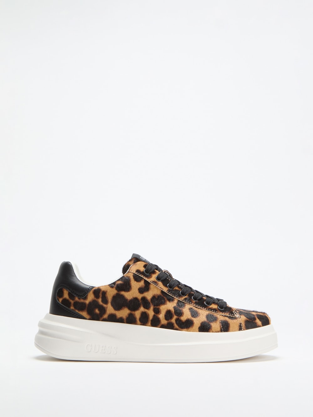 Elbinah Leopard Low-Top Sneakers - Guess