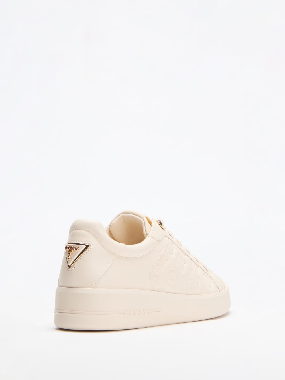 Ronii Debossed Peony Low-Top Sneakers - Guess