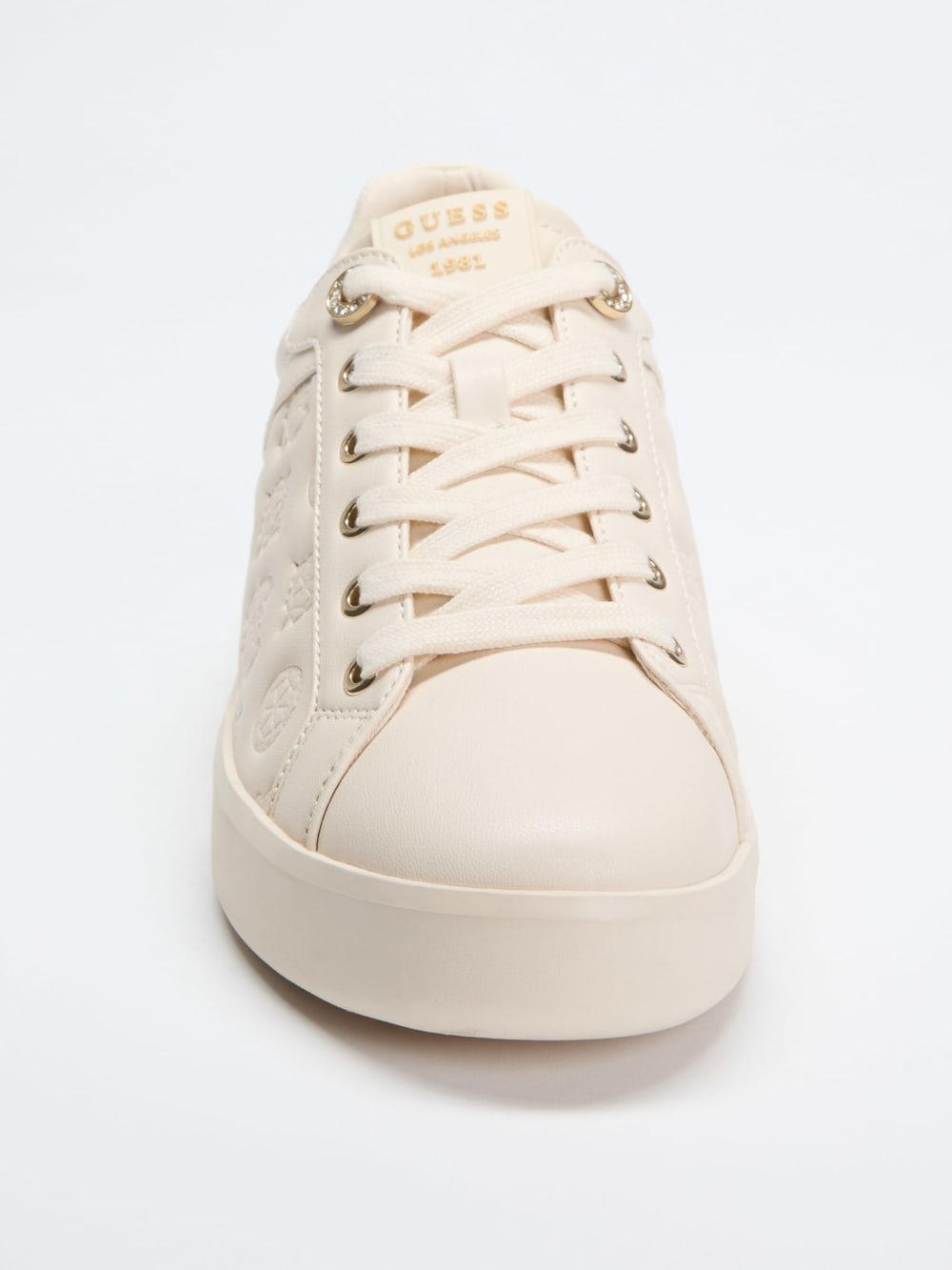Ronii Debossed Peony Low-Top Sneakers - Guess