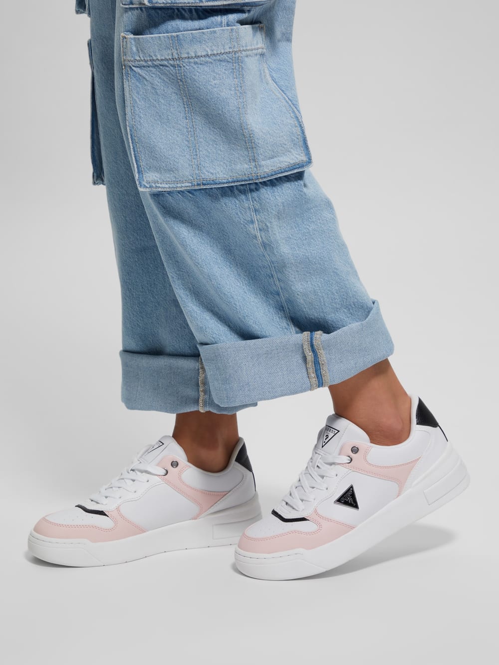 Triangle Low-Top Sneakers - Guess