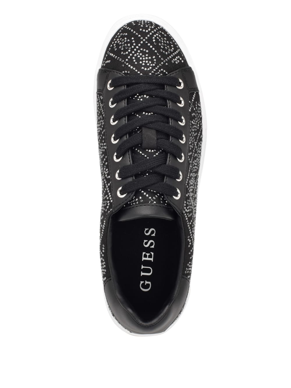 Gelsen Rhinestone Logo Low-Top Sneakers - Guess