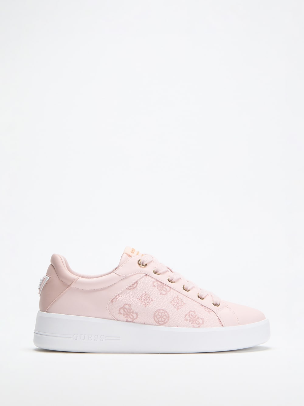 Ronii Debossed Peony Low-Top Sneakers - Guess