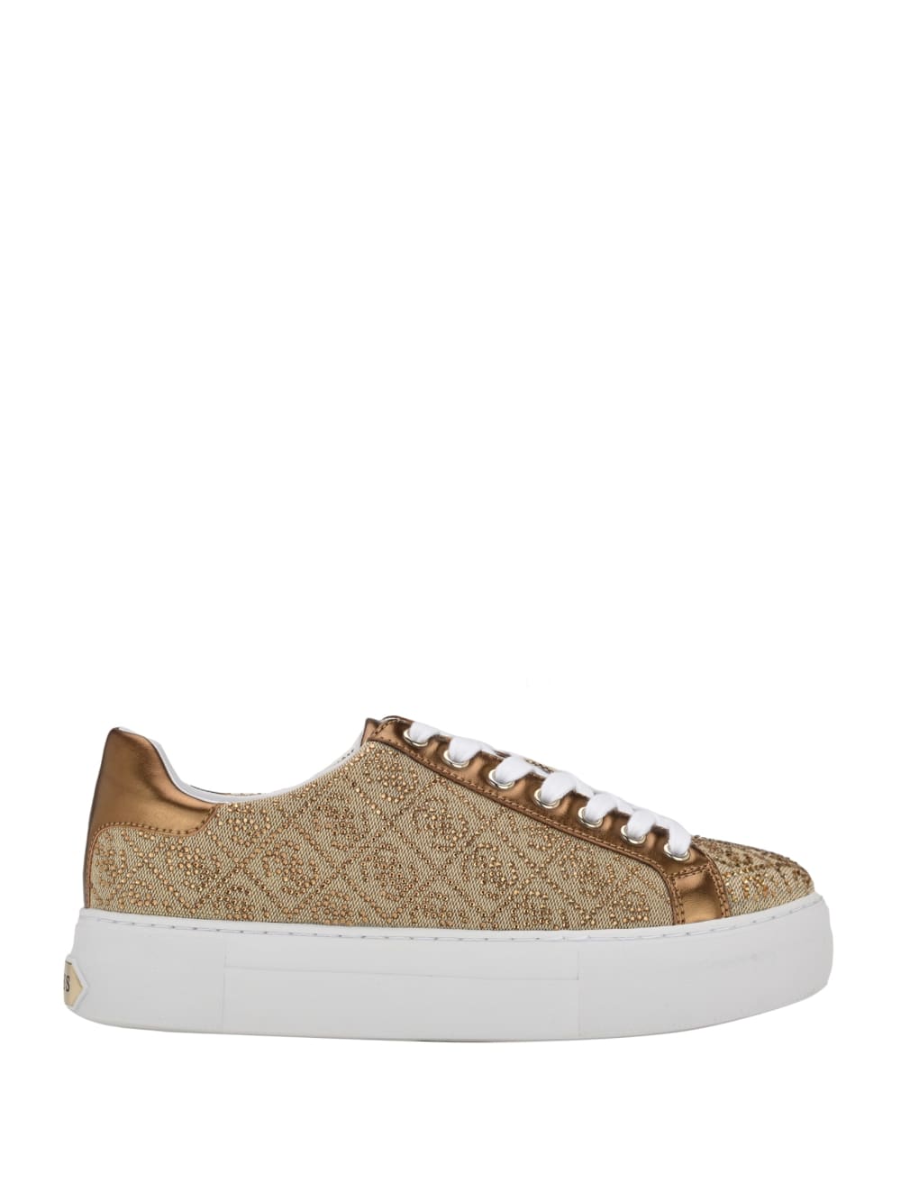 Gelsen Rhinestone Logo Low-Top Sneakers - Guess