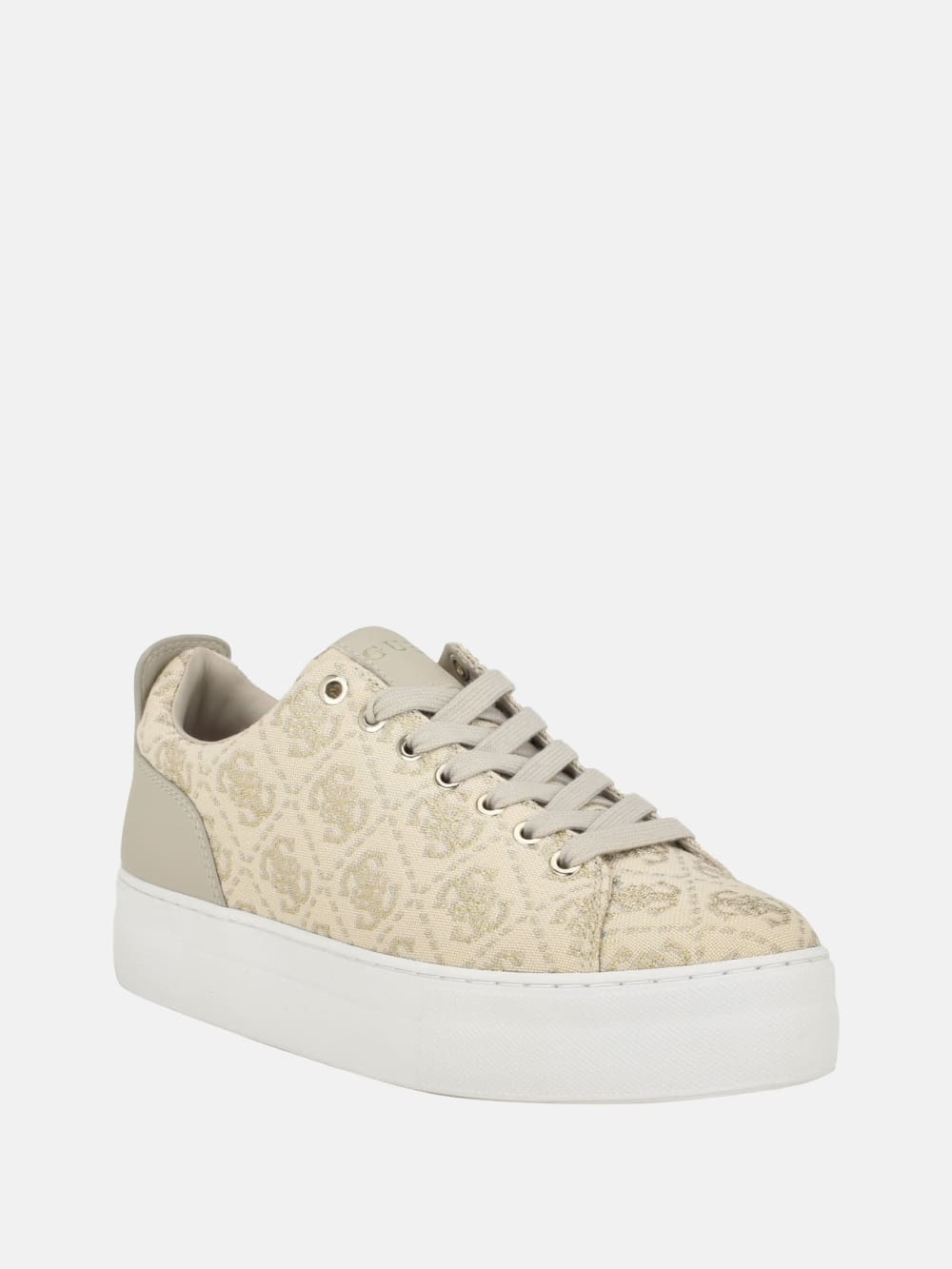 Giaa Logo Print Low-Top Sneakers - Guess