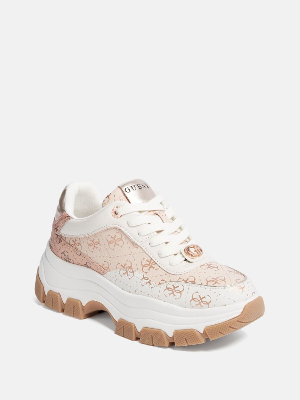 Berrett Metallic Quattro G Jogger Sneakers - Guess