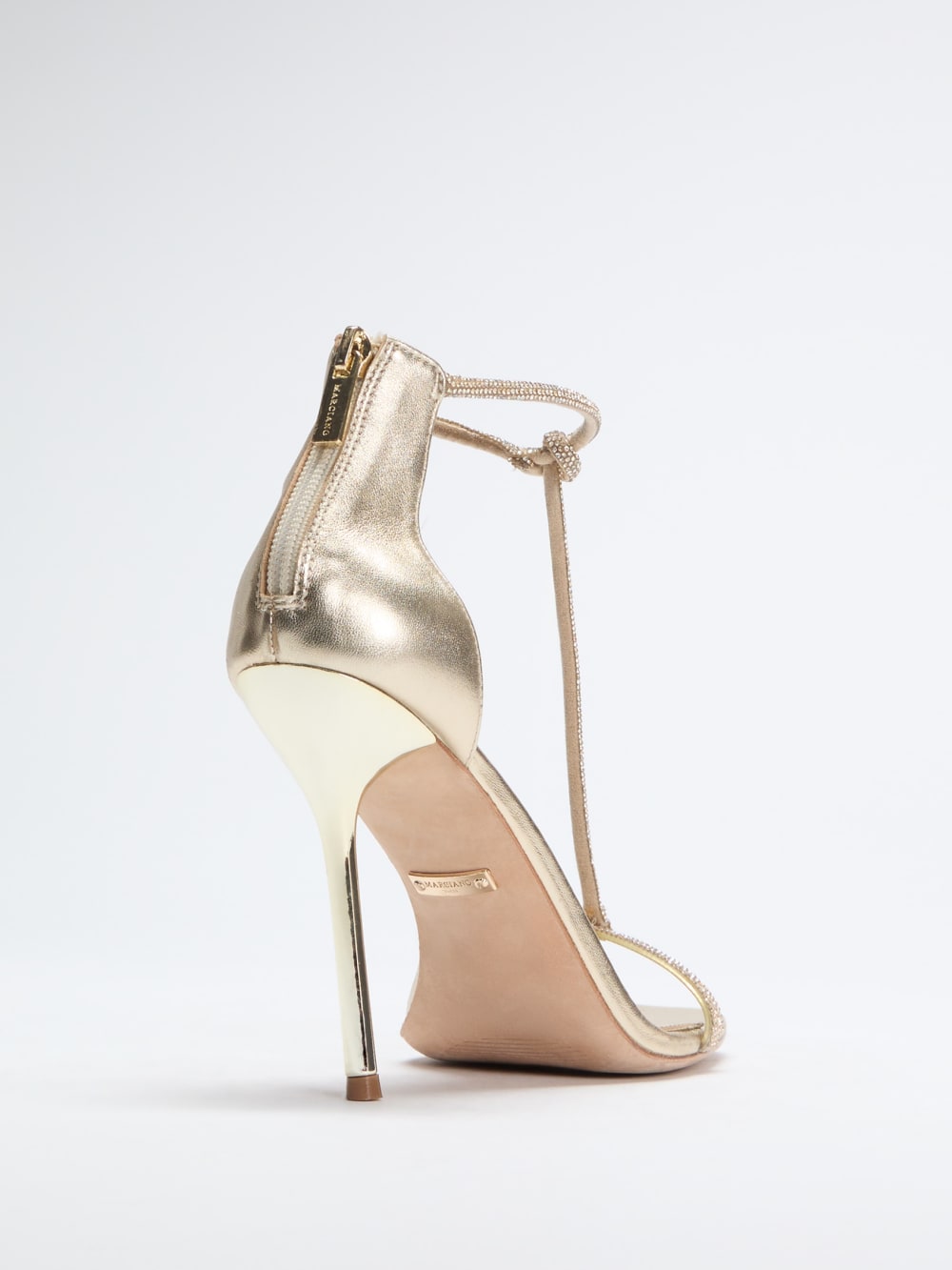 Olivia Embellished Leather Sandal - Guess