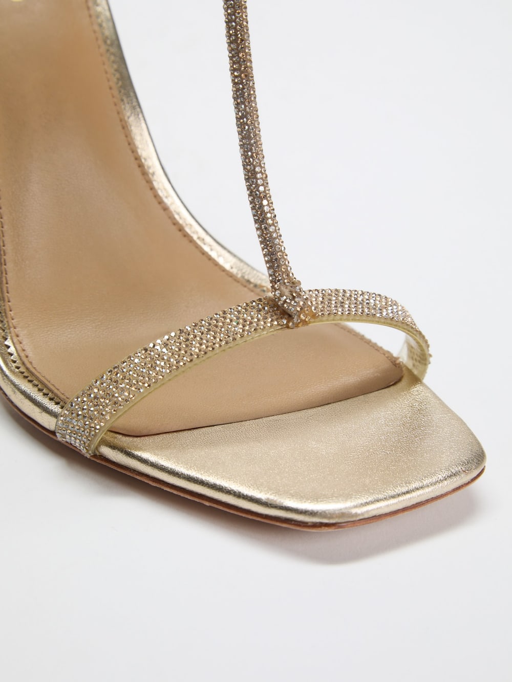 Olivia Embellished Leather Sandal - Guess