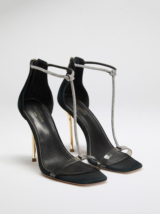 Olivia T-Strap Rhinestone Stiletto - Guess