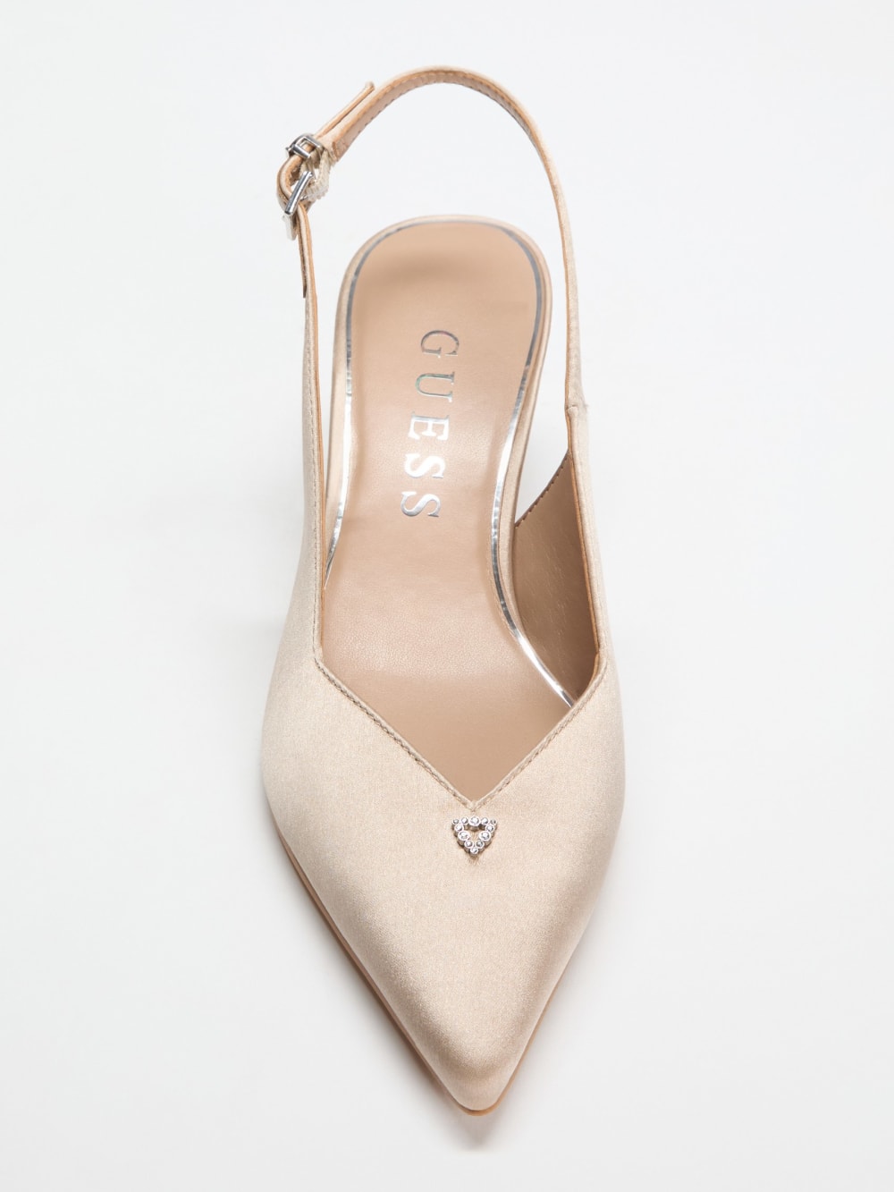 Yannick Satin Kitten Heels - Guess