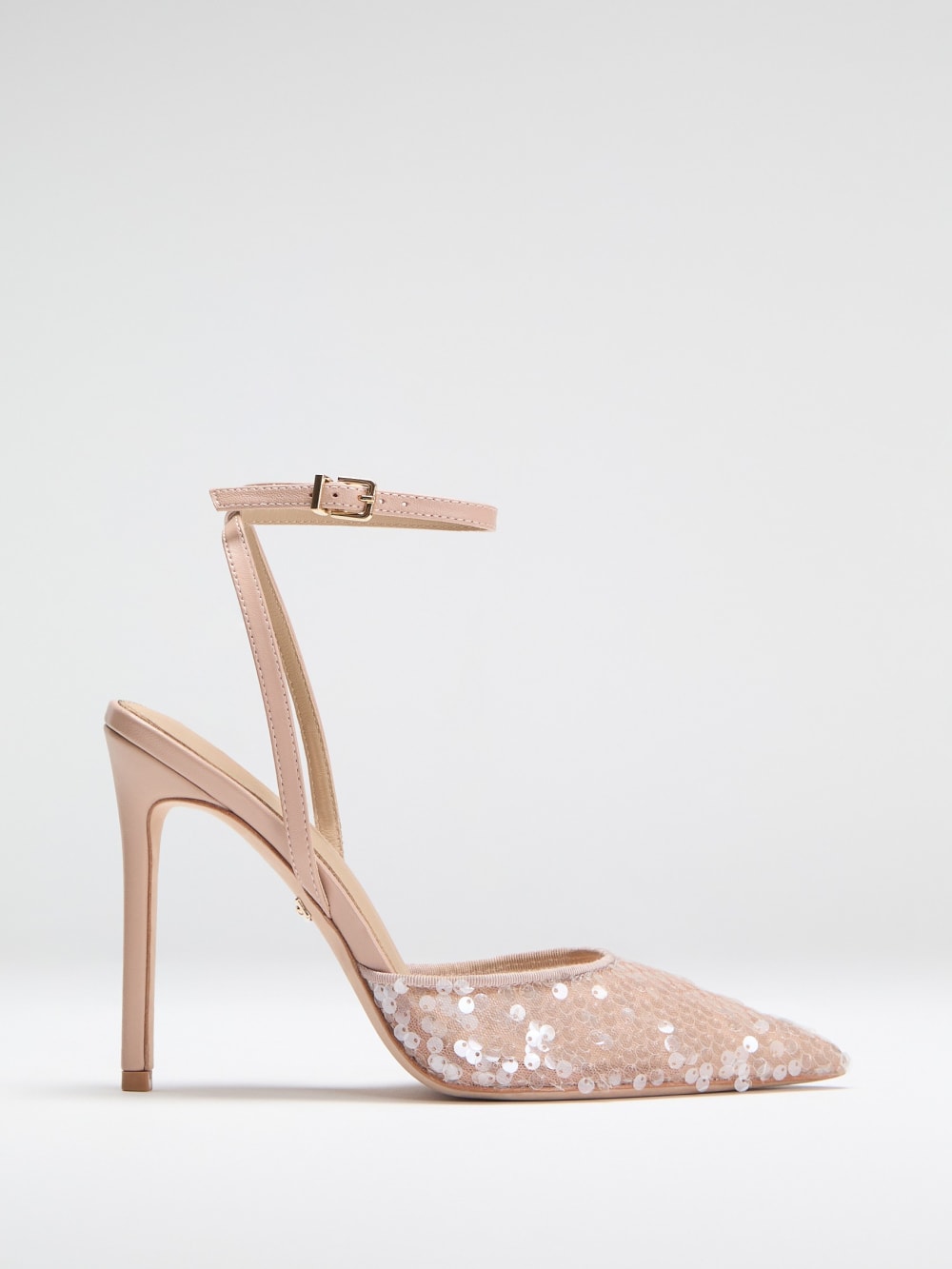 Sequin Ankle Strap Pump - Guess