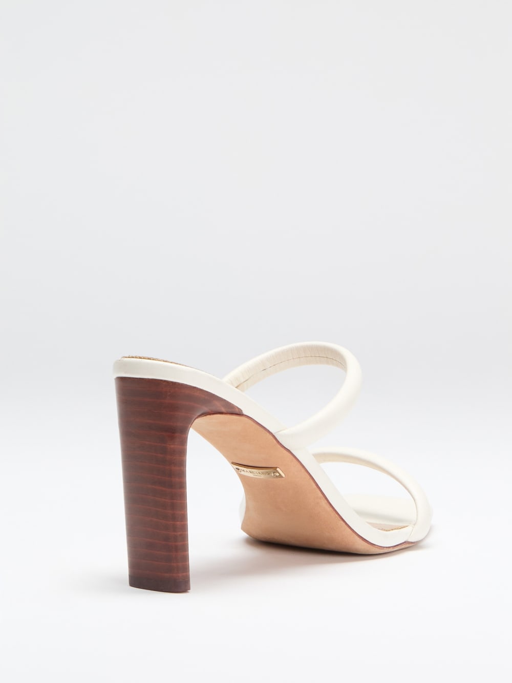 Pearl Leather Double Strap Sandal - Guess