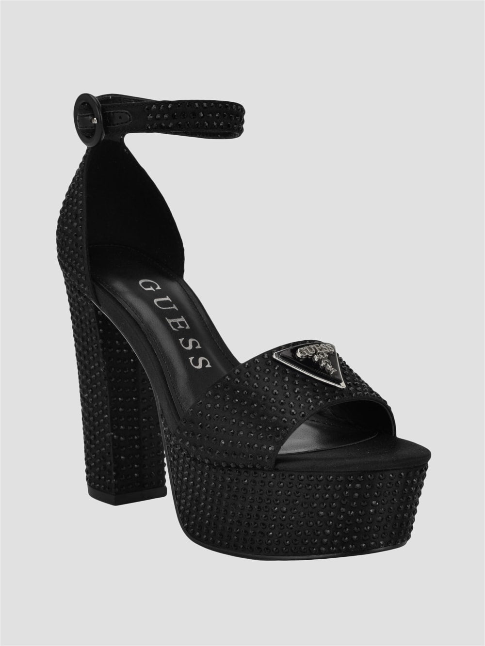 Setona Rhinestone Platform Heels - Guess